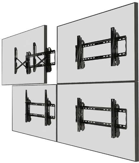 Eflyn Video Wall Mounts 2x2