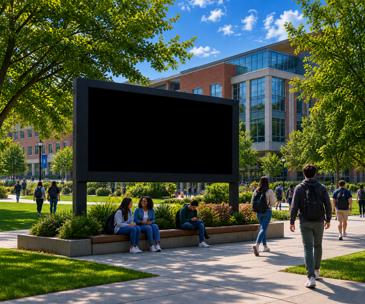 Campuses outdoor video wall led
