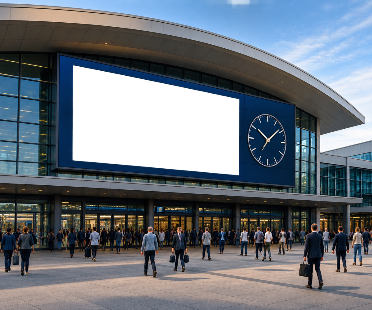 Transportation outdoor video wall led
