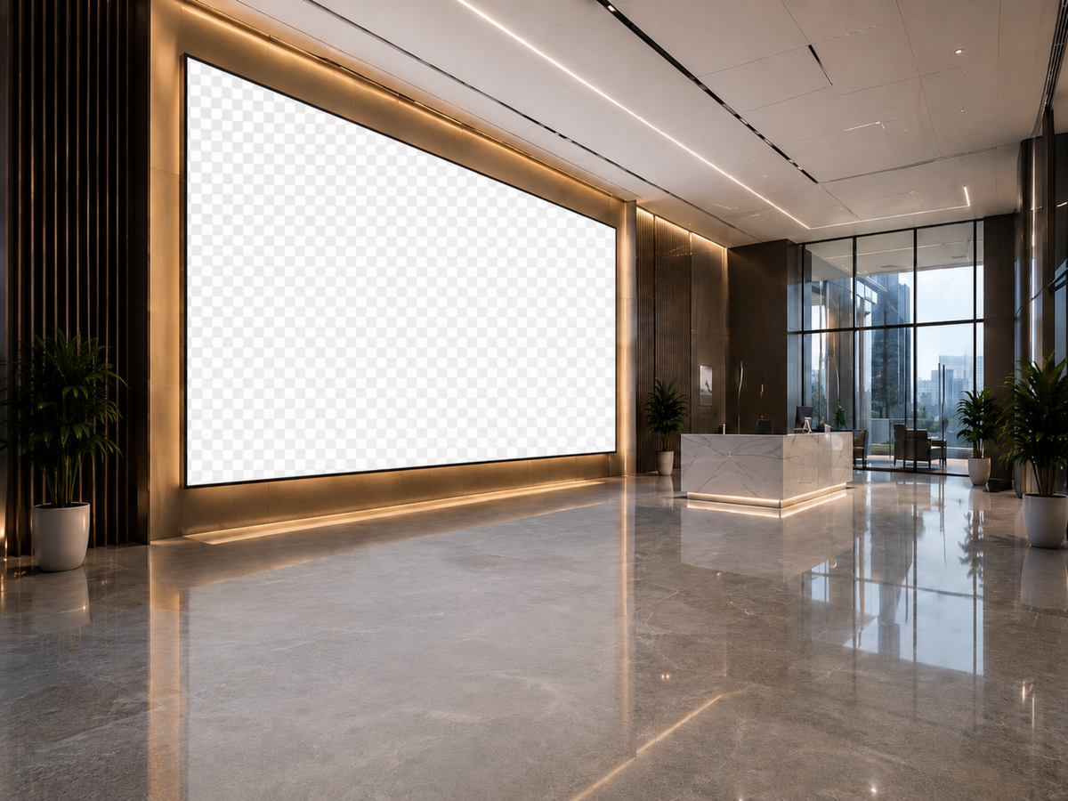 Corporate Lobbies video led