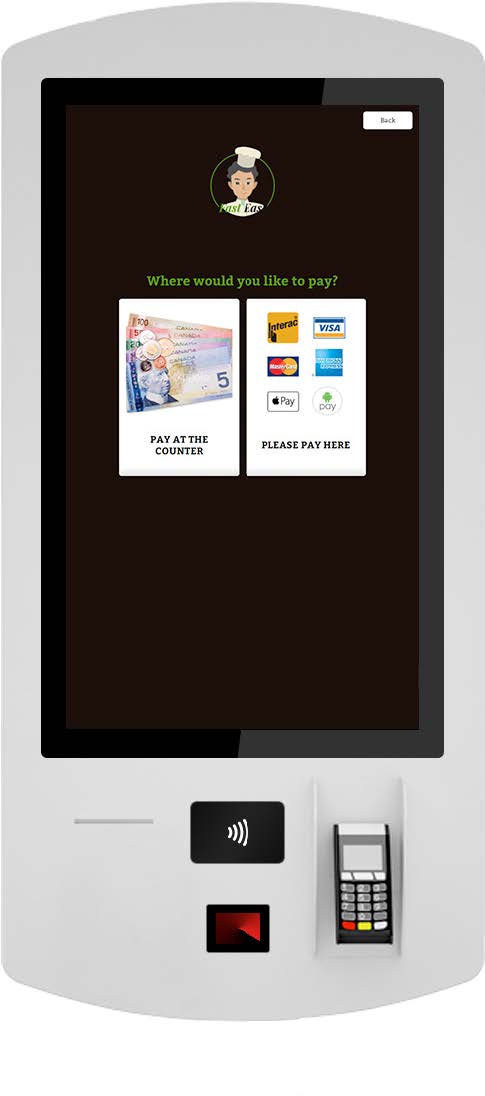 Self Ordering Kiosk Payment Options
