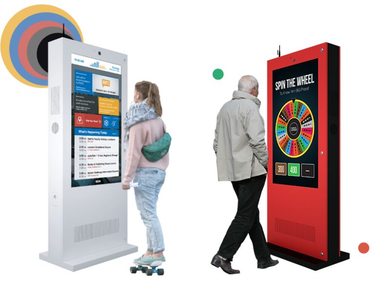 Touch Screen Outdoor Digital Display Kiosks Leading SelfOrder Kiosks