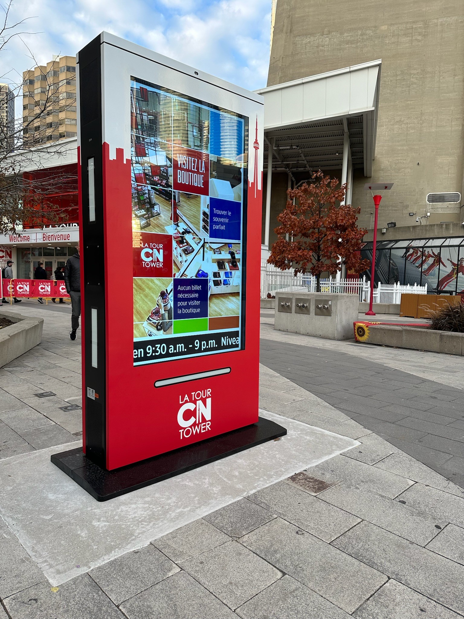 Eflyn Kiosks at CN Tower, Toronto